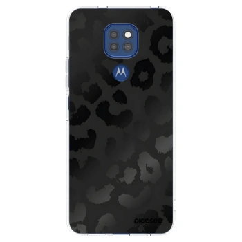 Picasee silikonski prozorni ovitek za Motorola Moto G9 Play - Midnight Leopard