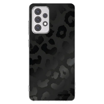 Picasee silikonski prozorni ovitek za Samsung Galaxy A52 5G A525F - Midnight Leopard