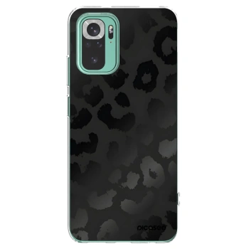 Picasee silikonski prozorni ovitek za Xiaomi Redmi Note 10 Pro - Midnight Leopard