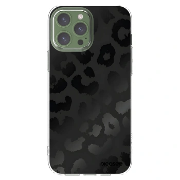 Picasee silikonski prozorni ovitek za Apple iPhone 13 Pro Max - Midnight Leopard