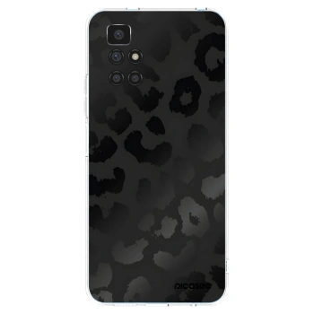 Picasee silikonski prozorni ovitek za Xiaomi Redmi 10 - Midnight Leopard