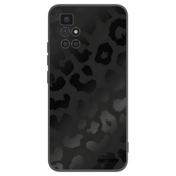 Picasee silikonski črni ovitek za Xiaomi Redmi 10 - Midnight Leopard