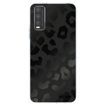 Picasee silikonski prozorni ovitek za Vivo Y20s - Midnight Leopard
