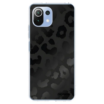 Picasee silikonski prozorni ovitek za Xiaomi 11 Lite 5G NE - Midnight Leopard