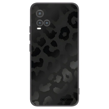 Picasee silikonski črni ovitek za Vivo Y33s - Midnight Leopard