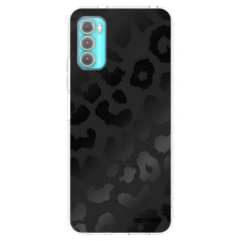 Picasee silikonski prozorni ovitek za Motorola Moto G60 - Midnight Leopard