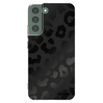 Picasee silikonski prozorni ovitek za Samsung Galaxy S22+ 5G - Midnight Leopard