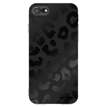 Picasee silikonski prozorni ovitek za Apple iPhone SE 2022 - Midnight Leopard