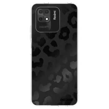 Picasee silikonski prozorni ovitek za Xiaomi Redmi 10C - Midnight Leopard
