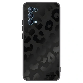 Picasee silikonski črni ovitek za OPPO Reno 5 5G - Midnight Leopard