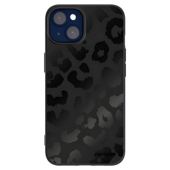 Picasee silikonski črni ovitek za Apple iPhone 14 - Midnight Leopard
