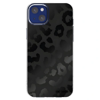 Picasee silikonski prozorni ovitek za Apple iPhone 14 Plus - Midnight Leopard