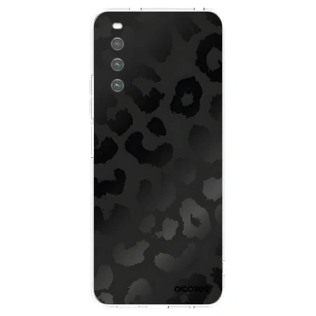 Picasee silikonski prozorni ovitek za Sony Xperia 10 IV 5G - Midnight Leopard
