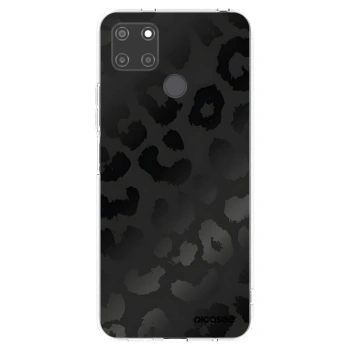 Picasee silikonski prozorni ovitek za Realme C21Y - Midnight Leopard