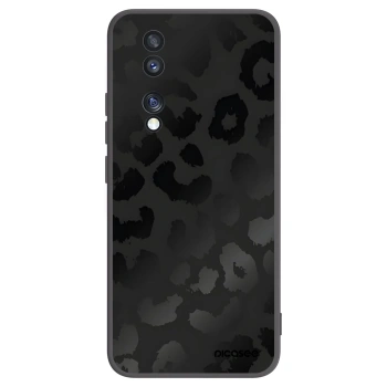 Picasee silikonski črni ovitek za Honor 70 - Midnight Leopard
