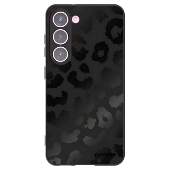 Picasee silikonski črni ovitek za Samsung Galaxy S23 5G - Midnight Leopard