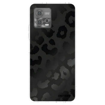 Picasee silikonski prozorni ovitek za Motorola Moto G72 - Midnight Leopard