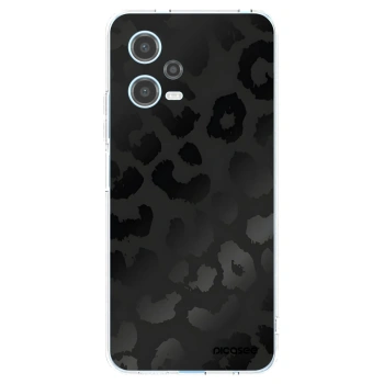Picasee silikonski prozorni ovitek za Xiaomi Redmi Note 12 5G - Midnight Leopard