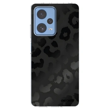 Picasee silikonski prozorni ovitek za Xiaomi Redmi Note 12 Pro 5G - Midnight Leopard