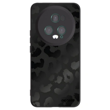 Picasee silikonski črni ovitek za Honor Magic5 Pro - Midnight Leopard