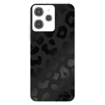 Picasee silikonski prozorni ovitek za Xiaomi Redmi 12 4G - Midnight Leopard