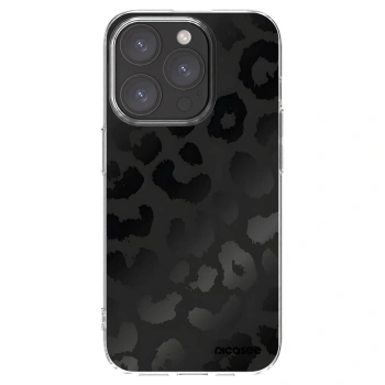 Picasee silikonski prozorni ovitek za Apple iPhone 15 Pro - Midnight Leopard