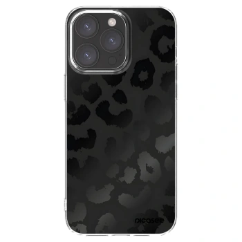 Picasee silikonski prozorni ovitek za Apple iPhone 15 Pro Max - Midnight Leopard