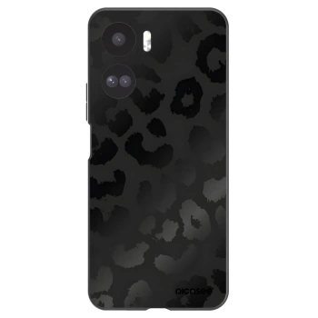 Picasee silikonski črni ovitek za Honor 90 Lite 5G - Midnight Leopard