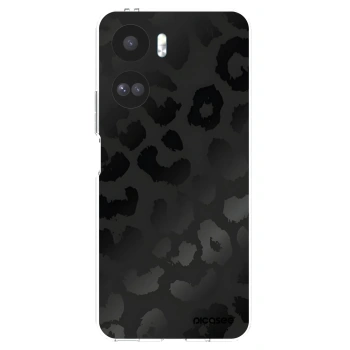 Picasee silikonski prozorni ovitek za Honor 90 Lite 5G - Midnight Leopard