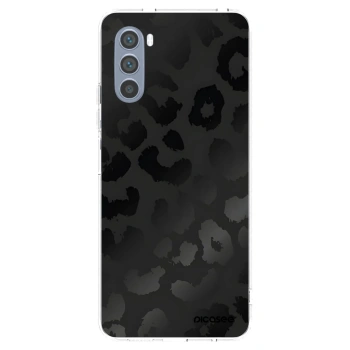 Picasee silikonski prozorni ovitek za Motorola Moto G62 - Midnight Leopard