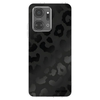 Picasee silikonski prozorni ovitek za Honor X7a - Midnight Leopard