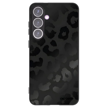Picasee silikonski črni ovitek za Samsung Galaxy S24+ S926B 5G - Midnight Leopard