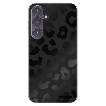 Picasee silikonski prozorni ovitek za Samsung Galaxy S24+ S926B 5G - Midnight Leopard