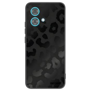 Picasee silikonski črni ovitek za Motorola Edge 40 Neo - Midnight Leopard