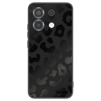 Picasee silikonski črni ovitek za Xiaomi Poco X6 - Midnight Leopard