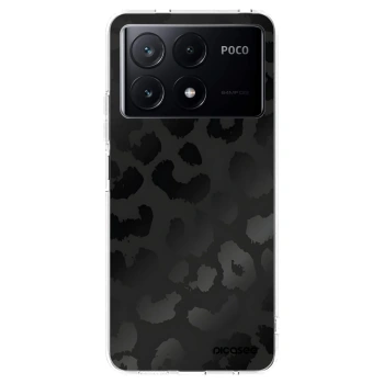 Picasee silikonski prozorni ovitek za Xiaomi Poco X6 Pro - Midnight Leopard