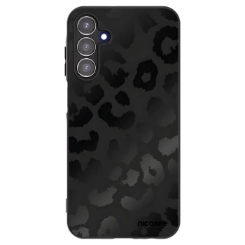 Picasee silikonski črni ovitek za Samsung Galaxy A15 A155F 4G - Midnight Leopard