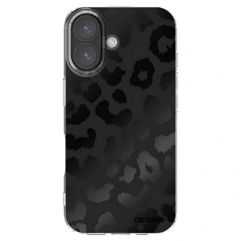 Picasee silikonski prozorni ovitek za Apple iPhone 16 - Midnight Leopard