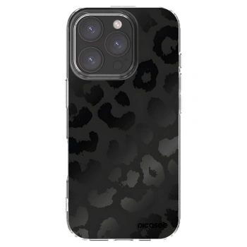 Picasee silikonski prozorni ovitek za Apple iPhone 16 Pro - Midnight Leopard