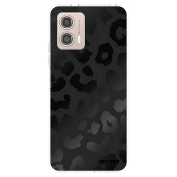 Picasee silikonski prozorni ovitek za Motorola Moto G53 5G - Midnight Leopard