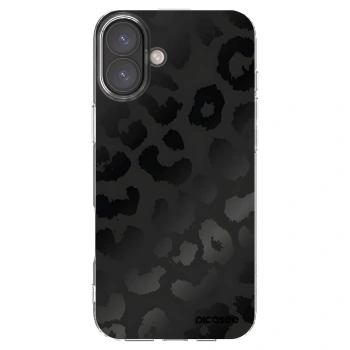Picasee silikonski prozorni ovitek za Apple iPhone 16 Plus - Midnight Leopard