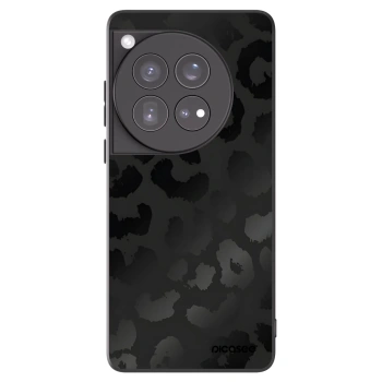 Picasee silikonski črni ovitek za OnePlus 12 5G - Midnight Leopard