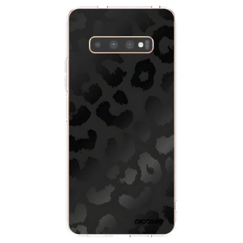 Picasee silikonski prozorni ovitek za Samsung Galaxy S10 Plus G975 - Midnight Leopard