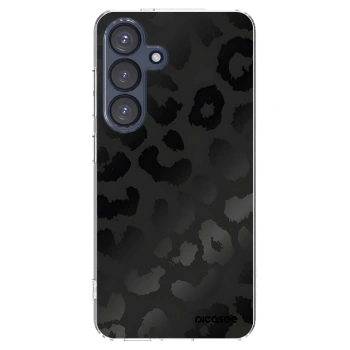 Picasee silikonski prozorni ovitek za Samsung Galaxy S25 5G - Midnight Leopard
