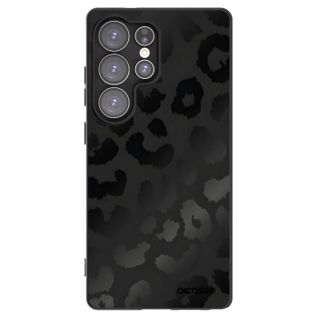 Picasee silikonski črni ovitek za Samsung Galaxy S25 Ultra 5G - Midnight Leopard