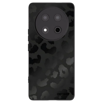Picasee silikonski črni ovitek za Honor Magic7 Lite 5G - Midnight Leopard