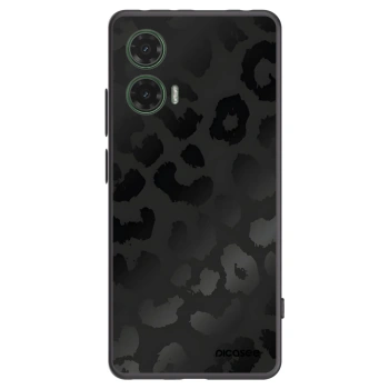 Picasee silikonski črni ovitek za Motorola Moto G35 5G - Midnight Leopard