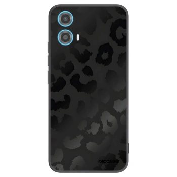 Picasee silikonski črni ovitek za Motorola Moto G34 5G - Midnight Leopard