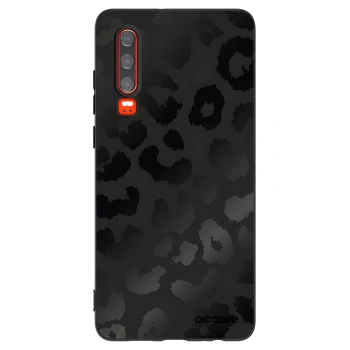 Picasee silikonski črni ovitek za Huawei P30 - Midnight Leopard
