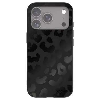 Picasee silikonski črni ovitek za Apple iPhone 17 Pro - Midnight Leopard